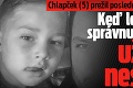 Chlapček (5) prežil posledné dva roky v agónii: Keď lekári zistili správnu diagnózu, už bolo neskoro!