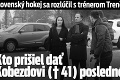 Slovenský hokej sa rozlúčil s trénerom Trenčína: Kto prišiel dať Kobezdovi († 41) posledné zbohom?