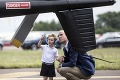 Princ George hviezdil na leteckej prehliadke: Oci, keď vyrastiem, budem pilot ako ty!