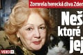 Zomrela herecká diva Zdena Gruberová († 83): Nešťastie, ktoré spečatilo jej osud!