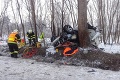 Smrteľná nehoda na českej diaľnici: Vozidlo bolo celé v plameňoch!