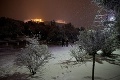 Grécko zovrela tuhá zima: Akropolu pokryl sneh, na Kréte 15-stupňový mráz