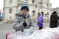 Zsolt za 20 minút vysekal obrovského ľadového anjela: A to potreboval len tieto dve veci!