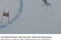 Pozor, paroháč! Rakúska lyžiarka mala na tréningu netradičného diváka