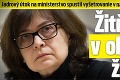 Jadrový útok na ministerstvo spustil vyšetrovanie v najvyššom stupni utajenia: Žitňanská v ohrození života?!