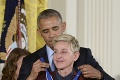 Barack Obama ocenil Ellen Degeneres: Svojím odvážnym priznaním riskovala kariéru!