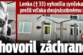 Lenka († 33) vyhodila synčeka z okna, prežil vďaka dvojnásobnému zázraku: Prehovoril záchranca!