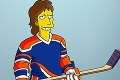 Gretzky prvým hokejistom: Takto vyzerala legenda v Simpsonovcoch!