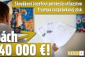 Slovákovi Jozefovi prinieslo víťazstvo Trumpa rozprávkový zisk: Na voľbách zarobil 40 000 €!