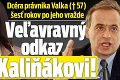 Dcéra právnika Valka († 57) šesť rokov po jeho vražde: Veľavravný odkaz Kaliňákovi!