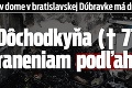 Požiar v dome v bratislavskej Dúbravke má druhú obeť: Dôchodkyňa († 71) zraneniam podľahla!