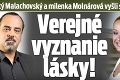 Ženatý Malachovský a milenka Molnárová vyšli s farbou von: Verejné vyznanie lásky!