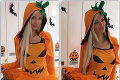 Kucherenko v halloweenskom kostýme, prezliekla sa za tekvicu: Takto to dopadlo!