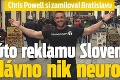 Chris Powell si zamiloval Bratislavu: Takúto reklamu Slovensku už dávno nik neurobil!
