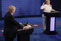 Trump a Clintonová sa poslednýkrát stretli zoči-voči v televíznom dueli: Padali drsné slová!