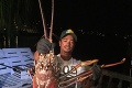 Prekvapený rybár z Bermúd: Chytil 7-kilovú langustu!