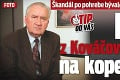 Škandál po pohrebe bývalého prezidenta († 86): Kosti z Kováčovho hrobu na kope hliny!