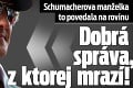 Schumacherova manželka to povedala na rovinu: Dobrá správa, z ktorej mrazí!