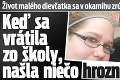 Život malého dievčatka sa v okamihu zrútil: Keď sa vrátila zo školy, našla niečo hrozné!