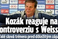 Kozák reaguje na kontroverziu s Weissom: Slová trénera pred dôležitým zápasom!