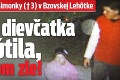 Záhadné úmrtie Simonky († 3) v Bzovskej Lehôtke: Mama dievčatka sa zrútila, je na tom zle!