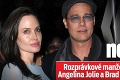 Toto nikto nečakal! Rozprávkové manželstvo sa rozpadlo, Angelina Jolie a Brad Pitt sa rozvádzajú!