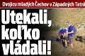 Dvojicu mladých Čechov v Západných Tatrách napadol medveď: Utekali, koľko vládali!