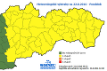 SHMÚ varuje pred dažďom stred a východ Slovenska: Jeden okres dostal výstrahu pred povodňami!