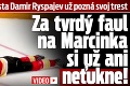 Kazašský hokejista Damir Ryspajev už pozná svoj trest: Za tvrdý faul na Marcinka si už ani neťukne!