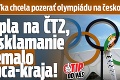 Čitateľka chcela pozerať olympiádu na českom kanáli: Prepla na ČT2, jej sklamanie nemalo konca-kraja!