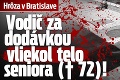 Hrôza v Bratislave: Vodič za dodávkou vliekol telo seniora († 72)!