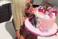 Silvia Kucherenko oslávila narodeniny bez muža: Obrázok na torte jej pripomenul trpkú pravdu!