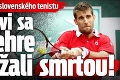 Nechutný útok na slovenského tenistu: Kližanovi sa po prehre vyhrážali smrťou!