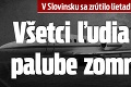 V Slovinsku sa zrútilo lietadlo: Všetci ľudia na palube zomreli!