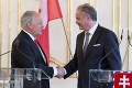 Kiska sa stretol so švajčiarskym prezidentom: Chcú posilniť vzájomné vzťahy