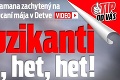 Krik kameramana zachytený na videu pri rúcaní mája v Detve: Muzikanti, het, het, het!