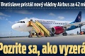 V Bratislave pristál nový vládny Airbus za 42 miliónov eur: Pozrite sa, ako vyzerá zvnútra