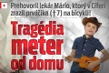 Tragédia meter od domu: Prehovoril lekár Mário, ktorý v Cíferi zrazil prváčika († 7) na bicykli!