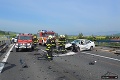 Hrozivá nehoda na diaľnici v Liptove: Jeden vodič išiel v protismere!