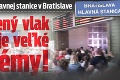 Vykoľajený vlak na Hlavnej stanici v Bratislave: Cestujúci sa musia pripraviť na meškanie!