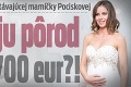 Náhla zmena u nastávajúcej mamičky Pociskovej: Bude ju pôrod stáť 2700 eur?!