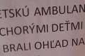 Neuveriteľný oznam na dverách ambulancie šokoval Slovákov: Útok na choré deti!