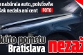 Žena nabúrala auto, poisťovňa jej však nedala ani cent: Takúto pomstu Bratislava nezažila!