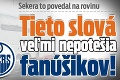 Kapitán Sekera to povedal na rovinu: Tieto slová veľmi nepotešia fanúšikov!