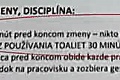 Zákaz chodiť na záchod pobúril celé Slovensko: Vedenie firmy prehovorilo!