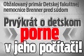 Obžalovaný primár Detskej fakultnej nemocnice Brenner pred súdom: Prvýkrát o detskom porne v jeho počítači!