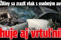 Neďaleko Žiliny sa zrazil vlak s osobným autom, zasahoval aj vrtuľník!