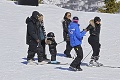 Luxusná rodinná lyžovačka Kardashian-Westovcov: Je to čierne na bielom!