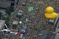 Protest v Brazílii: Do ulíc ich vyšlo milióny!