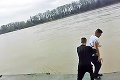 Šialená zábavka bratislavských tínedžerov: Skáču hlavičky do ľadového Dunaja!